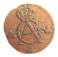 Sweden 1/4 skilling 1807
