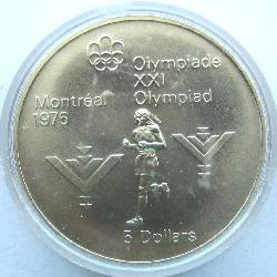 Canada 5 Dollar 1975