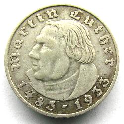 Germany 2 RM 1933 A