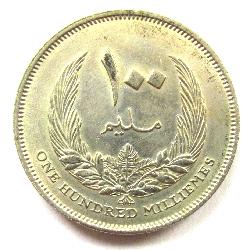Libye 100 milimů 1965