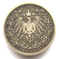 Germany 1/2 mark 1905 A