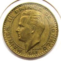 Monaco 20 Franken 1951