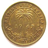 Britisch-Westafrika 1 Schilling 1947