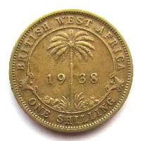Britisch-Westafrika 1 Schilling 1938