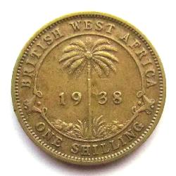 Britisch-Westafrika 1 Schilling 1938