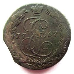 5 kopecks 1767 EM