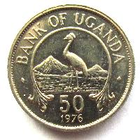 Uganda 50 cents 1976
