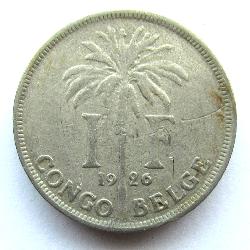 Belgisch Kongo 1 Franc 1926