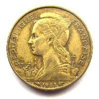 Madagaskar 20 Franken 1953
