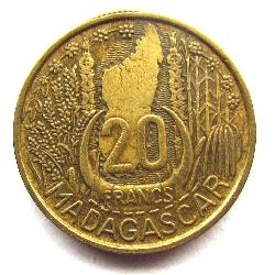 Мадагаскар 20 франков 1953